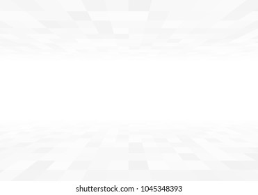 3d perspective view gray tiles with copyspace vector