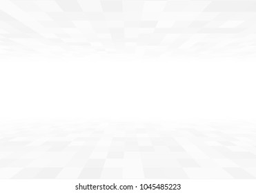 3d perspective view gray tiles with copyspace vector