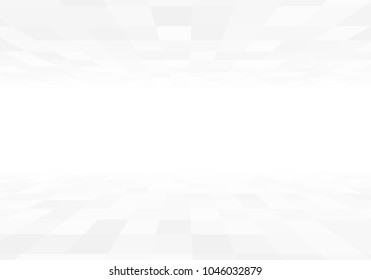 3d perspective view gray tiles with copyspace vector