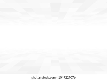 3d perspective view gray tiles with copyspace vector