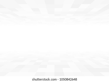 3d perspective view gray tiles with copyspace vector