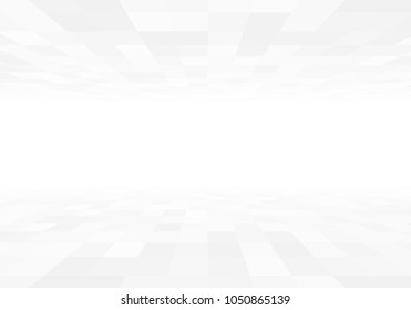3d perspective view gray tiles with copyspace vector