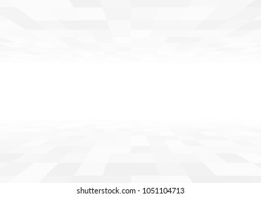 3d perspective view gray tiles with copyspace vector