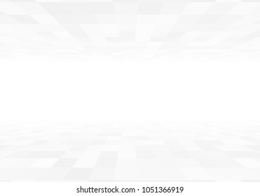 3d perspective view gray tiles with copyspace vector