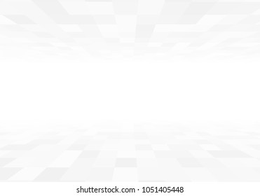 3d perspective view gray tiles with copyspace vector