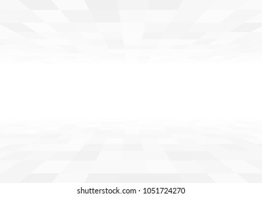 3d perspective view gray tiles with copyspace vector