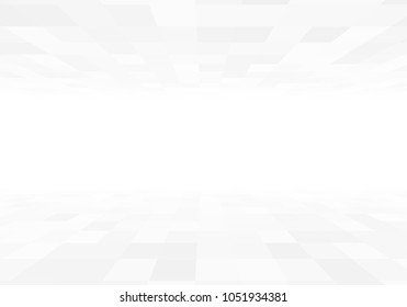 3d perspective view gray tiles with copyspace vector