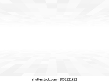 3d perspective view gray tiles with copyspace vector