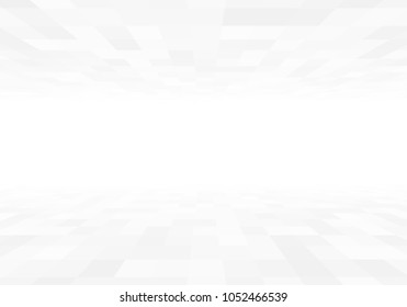 3d perspective view gray tiles with copyspace vector