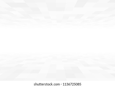 3d perspective view gray tiles with copyspace vector
