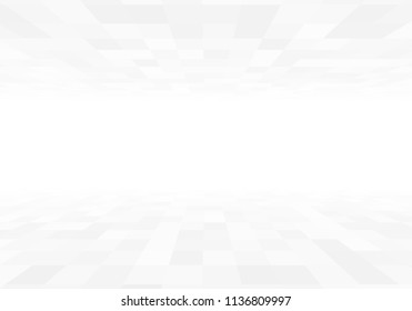 3d perspective view gray tiles with copyspace vector