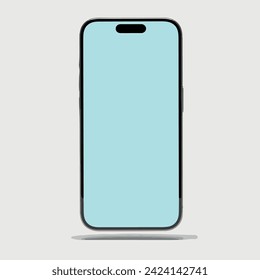 3D phone mockup illustration vector 