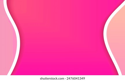 3d pink background with abstract curved lines on both sides. Flash sale. cover page design. horizontal sale banner template background. banner promotion. social media posts with text space
