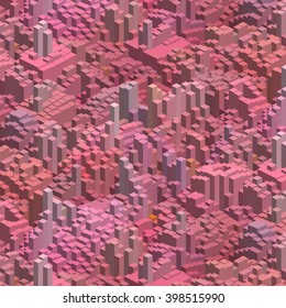 3d pink background with cubes. Vector eps 10 Pink color. 