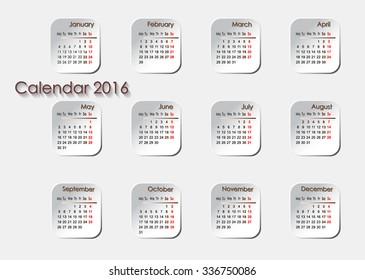 3d planning calendar 2016 each month are on separate tiles, which can be detached and used separately. Week from Monday.