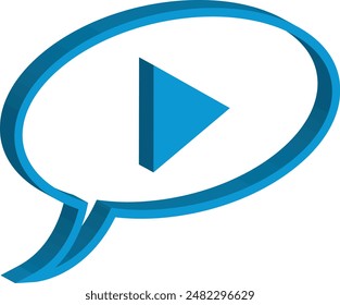 3d Podcast Element Isolated on White Background. Vector Elements in Flat Design.