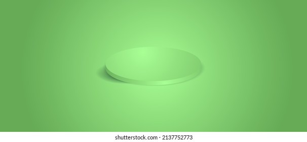 3d verde podio. Para la manifestación.