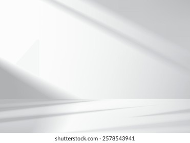 3d podium grey colours on background platform. stand show cosmetic product for display. Stage showcase on pedestal black and white studio platform. 3d simplicity shapes vector render illustration