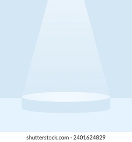 3d podium illustration vector offer charming advertising product template. produce impresif visual
