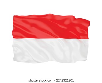 3d Poland flag national sign symbol