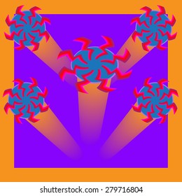 3D Pole Spinners, Abstract