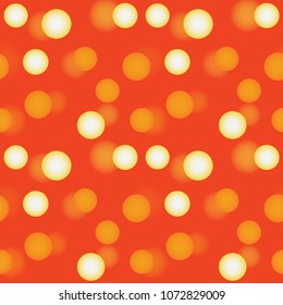 3d polka dots seamless pattern. Three dimensional depth series.