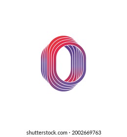 3D portal or gateway. vector symbol