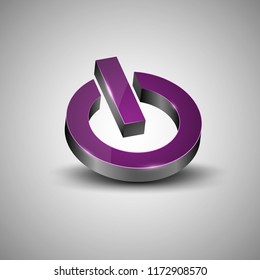3d power symbol