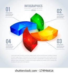 3d presentation graphs charts infographic vector 3d infographic chart circle diagram with cool triangle geometric texture perfect for presentation 3d presentation graphs charts infographic way technol