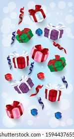 3d Presents for you illustration