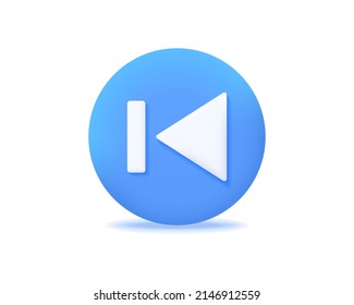 3d previous realistic icon vector concept. Trendy modern design illustration isolated