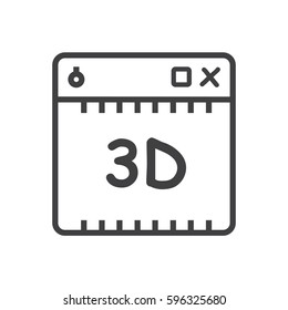 3D print window   icon
