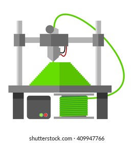 3d Printer Stock Vector (Royalty Free) 409947766 | Shutterstock