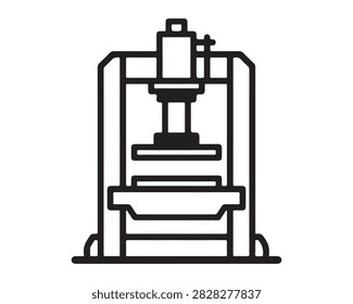 3D printer extruding plastic model on industrial build platform with precision engineering parts