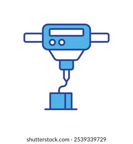 3d Printer icon isolated on a white background. Vector illustration.