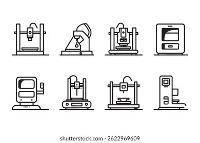 Impresora 3D Ultra Minimalista Concepto