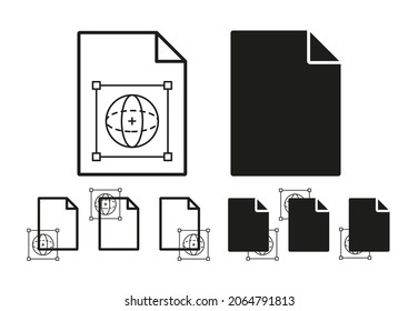 3d printing, 3d design vector icon in file set illustration for ui and ux, website or mobile application