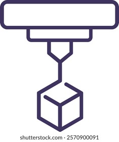 3D Printing Element For Design Graphic