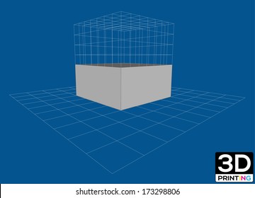 3D Printing | EPS10 Vector