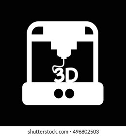 3D Printing Icon Illustration Design