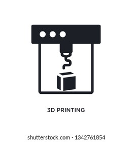 3d printing isolated icon. simple element illustration from general-1 concept icons. 3d printing editable logo sign symbol design on white background. can be use for web and mobile