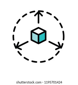3D printing line icons