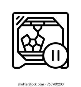 3D Printing - Printer Paused