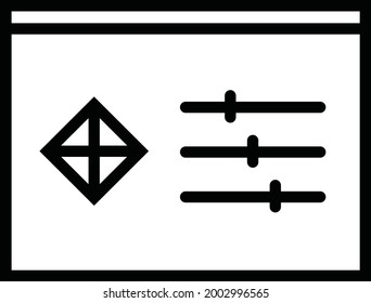  3d Printing set of bold line icons