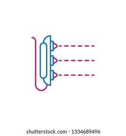 3D printing, sphere icon. Element of 3d printing icon. Thin line icon for website design and development, app development. Premium icon
