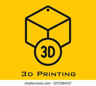 3D Printing vector icon