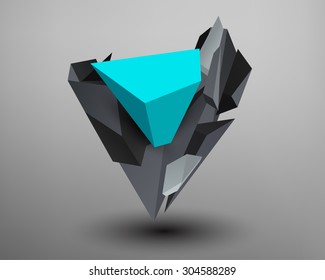 3D Prism Font - v