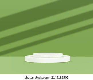 3D Product podium on the background Vector