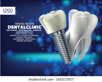 3D prosthesis and healthy tooth realistic