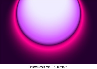 3d purple button with magenta border vector background